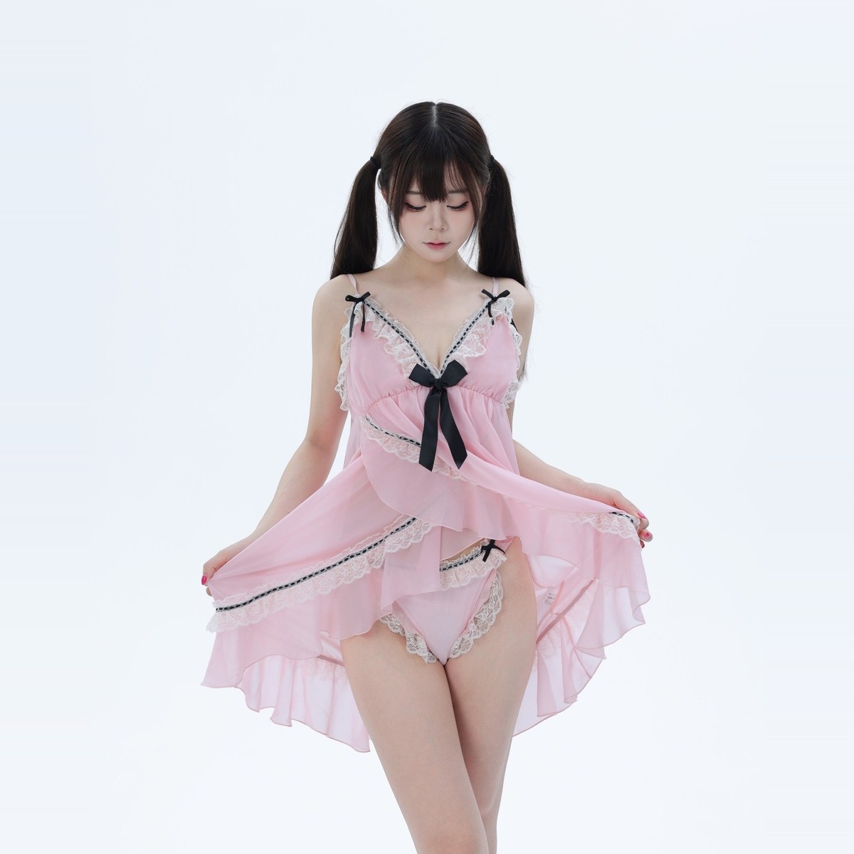 桜色の着用イメージ 3